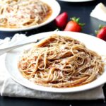 Strawberry Pasta With Pecorino