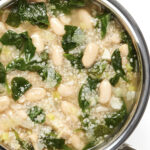 white bean spinach